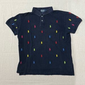 Vintage Polo Ralph Lauren All Over Print Polo Button Up Shirt